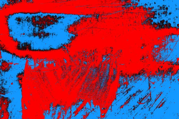 Kırmızı ve mavi renkli grunge duvar dokusu arkaplanı