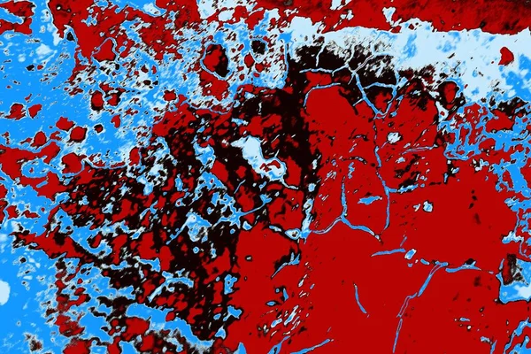 kırmızı, mavi ve siyah grunge duvar dokusu arkaplanı 