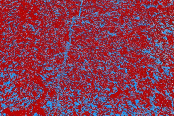 Kırık tarih arkaplanı olan kırmızı, mavi ve siyah grunge duvar