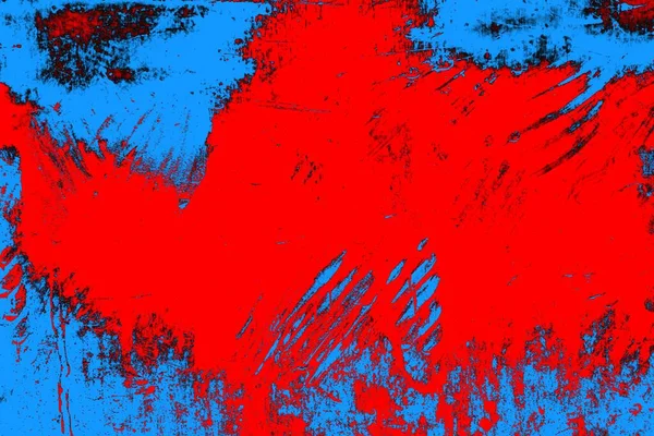 Kırmızı ve mavi renkli grunge duvar dokusu arkaplanı
