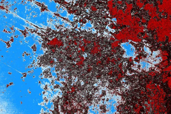 Çizik ve çatlaklarla metal doku