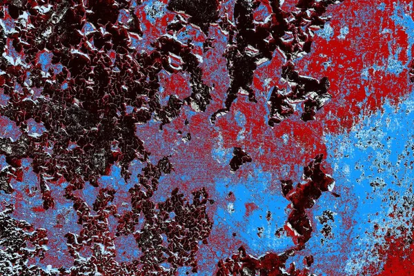 Dökülen boya paslı metal dokusu