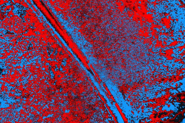 Fondo Textura Pared Grunge Color Rojo Azul Neón — Foto de Stock