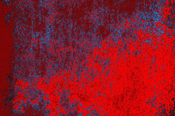 Parlak kırmızı ve mavi renkli grunge duvar dokusu arkaplanı