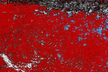 Duvar dokusu arkaplanı eski boyayla soyulmuş 