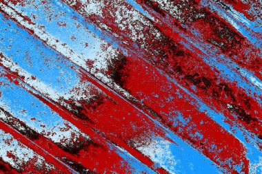 Çizik ve çatlaklarla metal doku