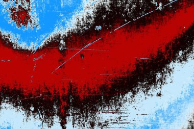 Çizik ve çatlaklarla metal doku