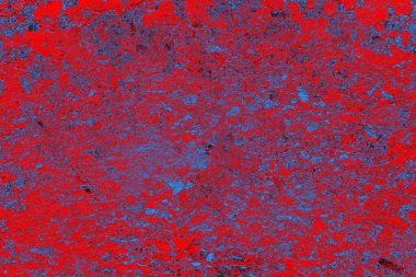 Kırmızı ve mavi renkli grunge duvar dokusu arkaplanı