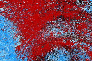 Duvar dokusu arkaplanı eski boyayla soyulmuş 