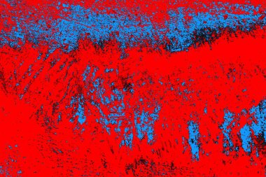 Kırmızı ve mavi renkli grunge duvar dokusu arkaplanı