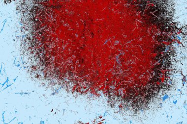 Çizik ve çatlaklarla metal doku