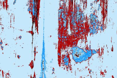 Çizik ve çatlaklarla metal doku