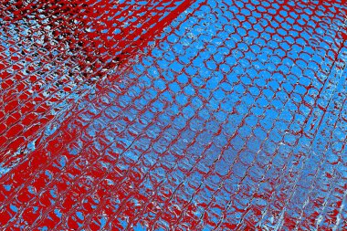 kırmızı, mavi ve siyah grunge duvar dokusu arkaplanı 