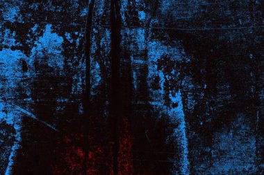 Koyu renkli ses, arka planda çatlaklar olan grunge duvar dokusu