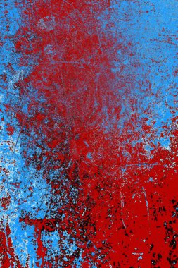 Çizik ve çatlaklarla metal doku