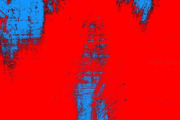 Neon kırmızı ve mavi renkli grunge duvar dokusu arkaplanı