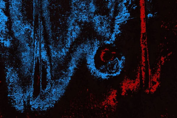 Koyu renkli ses, çatlak ve arkaplanı su sıçratan grunge duvar dokusu