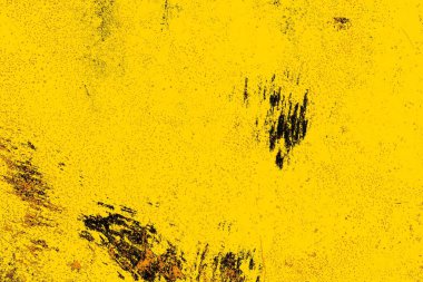 Kırmızı sarı ve siyah renkli kirli duvar, desenli arka plan.