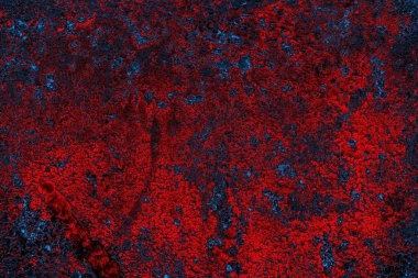 Dökülen boya paslı metal dokusu