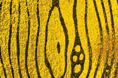 Kırmızı sarı ve siyah renkli kirli duvar, desenli arka plan.