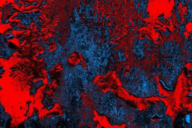 Dökülen boya paslı metal dokusu