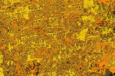 Kırmızı sarı ve siyah renkli kirli duvar, desenli arka plan.