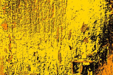 Kırmızı sarı ve siyah renkli kirli duvar, desenli arka plan.