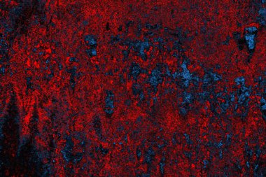 Dökülen boya paslı metal dokusu