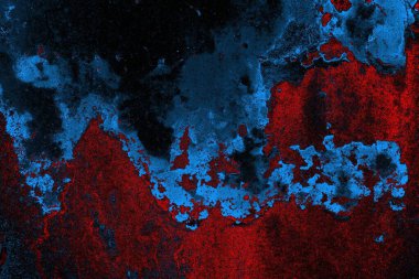 Dökülen boya paslı metal dokusu