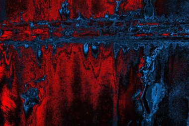 Dökülen boya paslı metal dokusu