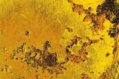 Kırmızı sarı ve siyah renkli kirli duvar, desenli arka plan.