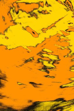 Kırmızı sarı ve siyah renkli kirli duvar, desenli arka plan.