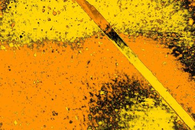 Crimson yellow and black colored grungy wall, textured background clipart