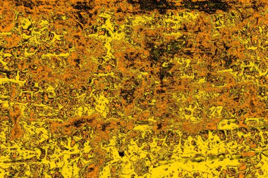 Kırmızı sarı ve siyah renkli kirli duvar, desenli arka plan.