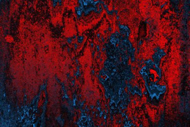 Dökülen boya paslı metal dokusu