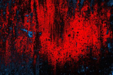 Dökülen boya paslı metal dokusu