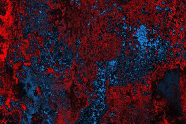 Dökülen boya paslı metal dokusu