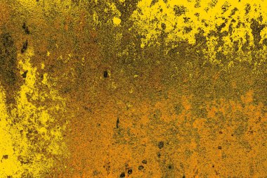 Kırmızı sarı ve siyah renkli kirli duvar, desenli arka plan.