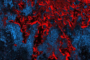 Dökülen boya paslı metal dokusu