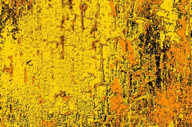 Kırmızı sarı ve siyah renkli kirli duvar, desenli arka plan.