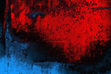 Çizik ve çatlaklarla metal doku