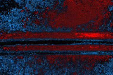 Çizik ve çatlaklarla metal doku