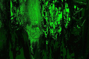 Yeşil ve siyah doku ve arkaplan, boşluğu kopyala