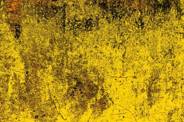 Kırmızı sarı ve siyah renkli kirli duvar, desenli arka plan.