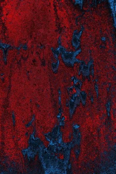 Dökülen boya paslı metal dokusu