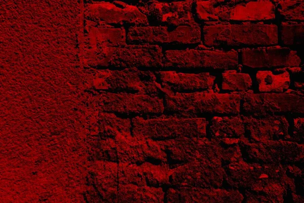 Eski model tuğla duvarın arka planı