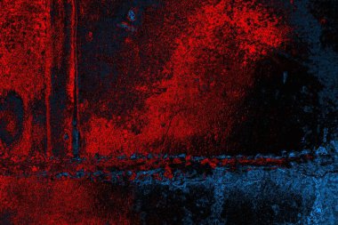 Çizik ve çatlaklarla metal doku