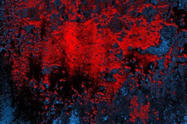 Dökülen boya paslı metal dokusu