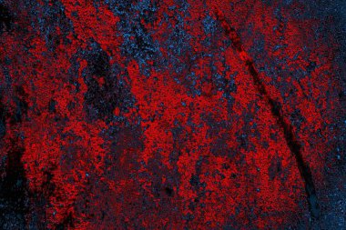 Dökülen boya paslı metal dokusu