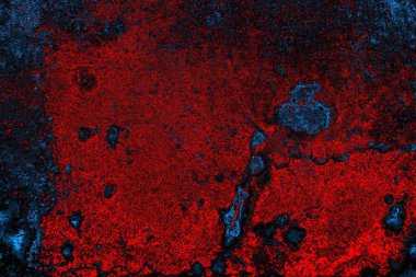 Çizik ve çatlaklarla metal doku